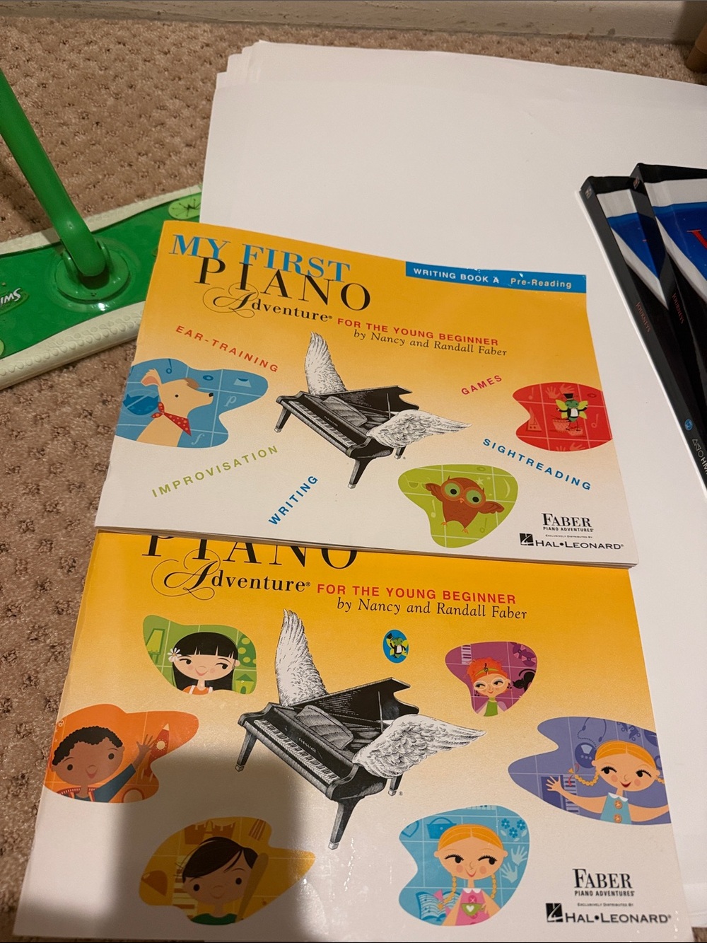 My First Piano Adventure - Yellow Kids Piano Lesson .Lesson and writing book.